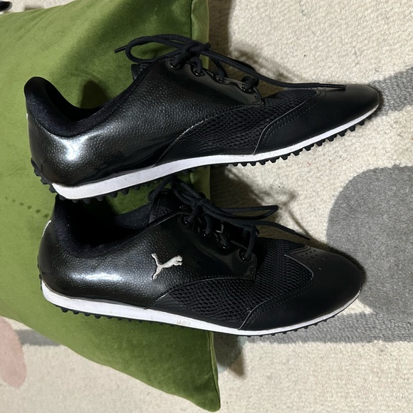 PUMA Womens Summer Cat‎ Sport Spikeless Golf Shoes Black - Picture 2 of 6